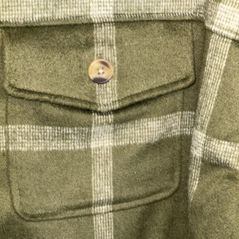 NWT Sonoma Green Plaid Shacket in Size 0X, 1X, 2X, 4X - Picture 6 of 16